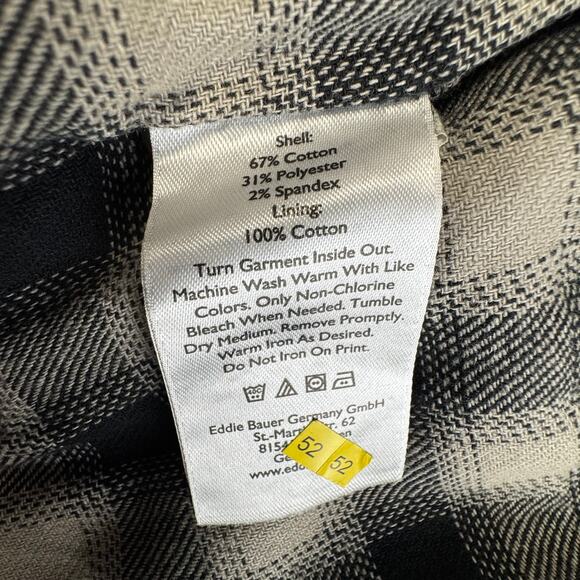 Eddie Bauer jeans 20 flannel lined boyfriend straight mid rise gray straight NEW - Picture 11 of 11